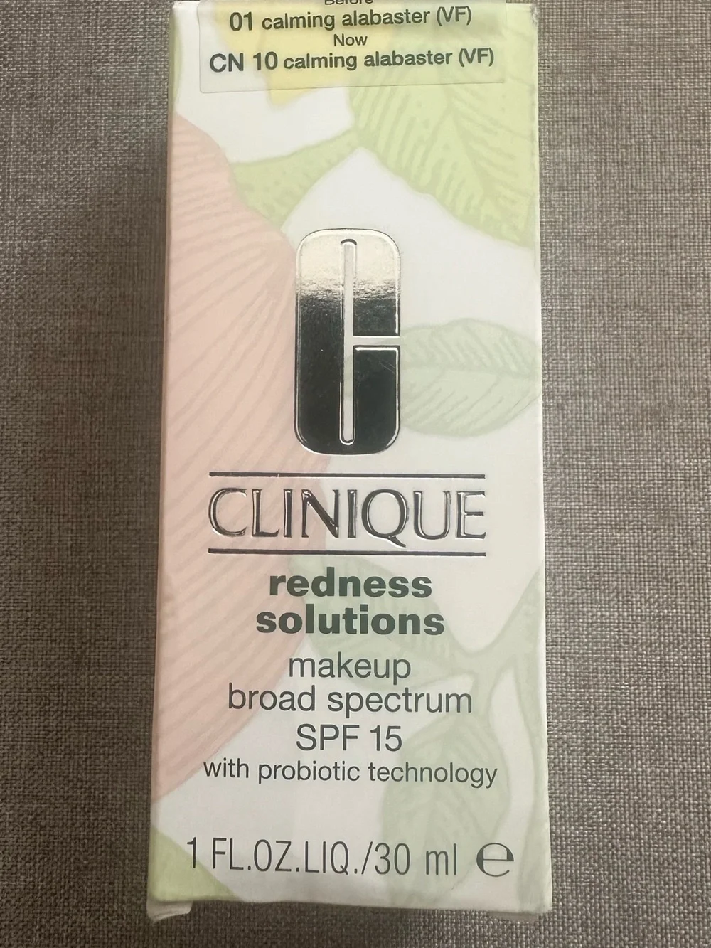 Clinique neutralizes redness
